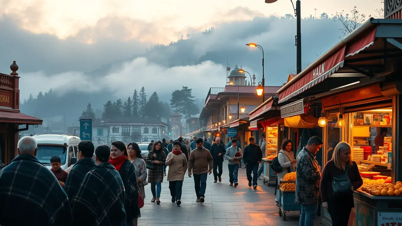 Mussoorie Mall Road Food Guide — Timings That Can Ruin Your Trip -  illustration